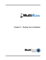 Предварительный просмотр 19 страницы Multitech MultiModem MT2834ZPW Owner'S Manual