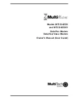 Multitech MultiModem MT3334ZDX Owner'S Manual preview