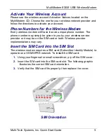 Предварительный просмотр 5 страницы Multitech MultiModem MTCBA-E-U Quick Start Manual