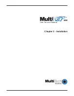 Preview for 17 page of Multitech MultiVOIP 200 MVP200 User Manual