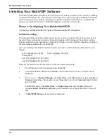 Preview for 22 page of Multitech MultiVOIP 200 User Manual