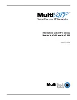 Preview for 1 page of Multitech MultiVOIP 400 User Manual