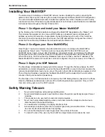 Preview for 16 page of Multitech MultiVOIP 400 User Manual