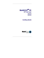 Предварительный просмотр 1 страницы Multitech MultiVOIP MVPFX2-2 Cabling Manual