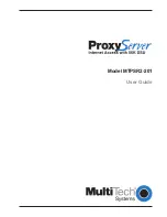 Multitech ProxyServer MTPSR2-201 User Manual предпросмотр