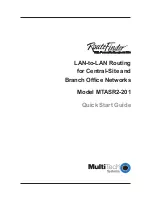 Multitech RouteFinder MTASR2-201 Quick Start Manual preview