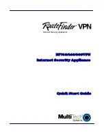 Multitech RouteFinder RF600VPN Quick Start Manual preview