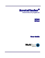 Multitech RouteFinder RF850 User Manual preview