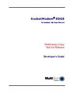 Multitech SocketModem EDGE Developer'S Manual предпросмотр