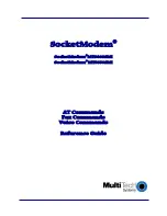 Preview for 1 page of Multitech SocketModem MT5600SMI Reference Manual