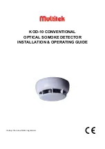 Preview for 1 page of Multitek KOD-10 Installation & Operating Manual