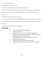 Preview for 3 page of Multitek MB-43 User Manual