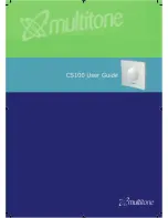 Preview for 1 page of Multitone CS100 User Manual