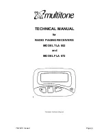 Preview for 1 page of Multitone FLA 872 Technical Manual