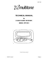 Multitone RPR 583 Technical Manual preview