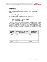 Preview for 6 page of MultiTrode MTRA-FSP Installation & Operation Manual