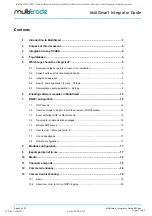 Preview for 2 page of MultiTrode MultiSmart Integrator Manual