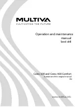 Multiva Cerex 300 Comfort Operation And Maintenance Manual preview