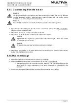 Предварительный просмотр 112 страницы Multiva Cerex 300 Comfort Operation And Maintenance Manual