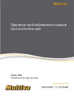 Preview for 1 page of Multiva Cerex 300 SeedPilot Operation And Maintenance Manual