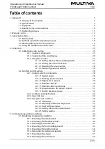 Preview for 2 page of Multiva FX300 Comfort Operation And Maintenance Manual