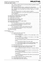 Preview for 4 page of Multiva FX300 Comfort Operation And Maintenance Manual