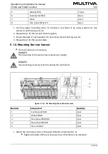 Preview for 52 page of Multiva FX300 Comfort Operation And Maintenance Manual