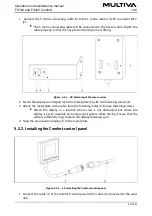 Preview for 60 page of Multiva FX300 Comfort Operation And Maintenance Manual