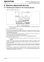 Preview for 69 page of Multiva FX300 Comfort Operation And Maintenance Manual