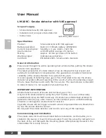 Предварительный просмотр 2 страницы mumbi LM-109C User Manual