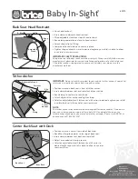 Munchkin Brica Baby In-Sight Instructions preview