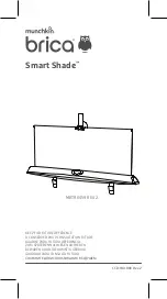 Munchkin Brica Smart Shade Instructions Manual preview