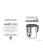 Munchkin High Speed Bottle Warmer Instructions For Use Manual preview