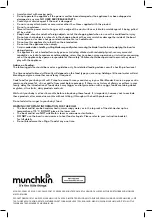 Preview for 2 page of Munchkin MK0057 Quick Start Manual