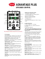 Muncie ADVANTAGE+ Quick Start Manual предпросмотр