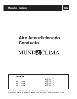 MUND CLIMA MUC 12 HF Installation Instructions Manual preview