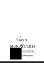 Предварительный просмотр 24 страницы MUND CLIMA MVD DC series Service Manual