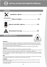 Preview for 69 page of MUNDO CLIMA H9A Series Installation And Owner'S Manual