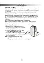 Предварительный просмотр 33 страницы mundoclima CL20007 Installation And Owner'S Manual