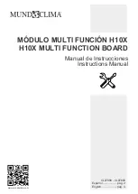 Предварительный просмотр 1 страницы mundoclima H10X Series Instruction Manual