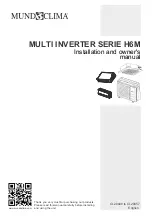 Предварительный просмотр 1 страницы mundoclima H6M Series Installation And Owner'S Manual