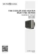 Предварительный просмотр 1 страницы mundoclima MUAT-10-FBC Installation Manual