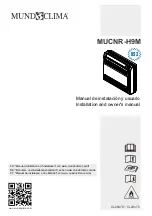 mundoclima MUCNR-12-H9 Installation And Owner'S Manual предпросмотр