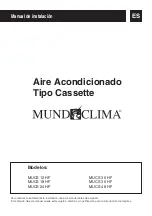 Предварительный просмотр 1 страницы mundoclima MUCS 12 HF Instalation Manual