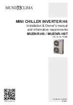 Предварительный просмотр 1 страницы mundoclima MUENR-10-H6 Installation & Owner'S Manual