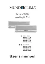 mundoclima MUP-07X2CN User Manual предпросмотр