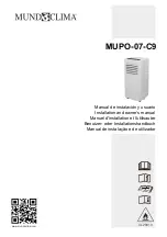 Предварительный просмотр 1 страницы mundoclima MUPO-07-C9 Installation And Owner'S Manual