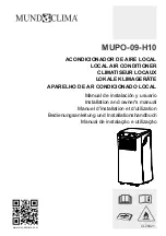 Предварительный просмотр 1 страницы mundoclima MUPO-09-H10 Installation And Owner'S Manual