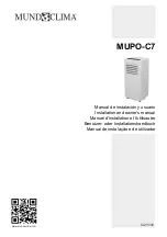 mundoclima MUPO-C7 Installation And Owner'S Manual предпросмотр