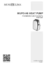 mundoclima MUPO-H6 Installation And Owner'S Manual предпросмотр